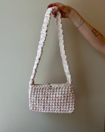 Háčkovaná crossbody kabelka L