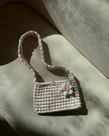 Háčkovaná crossbody kabelka L