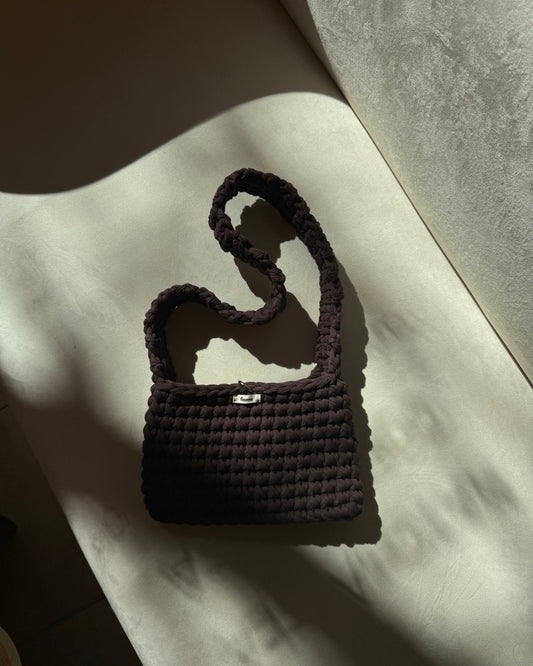 Háčkovaná crossbody kabelka L
