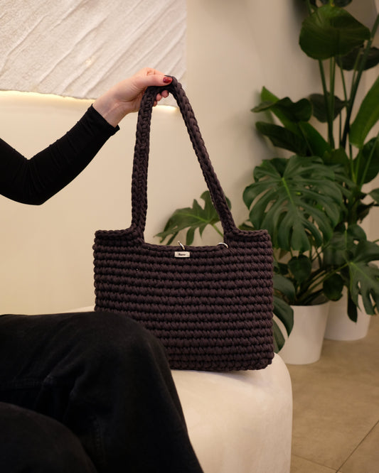 Háčkovaná uni bag S