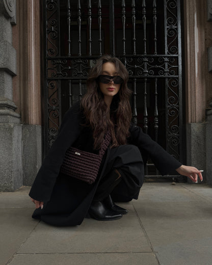 Háčkovaná crossbody kabelka L