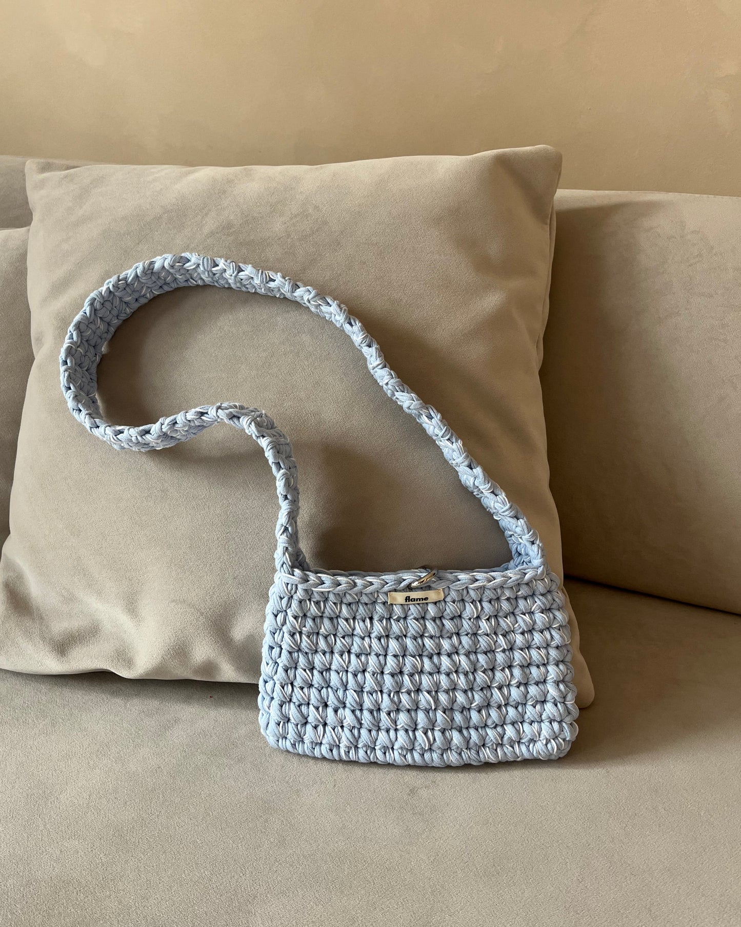 Háčkovaná crossbody kabelka S